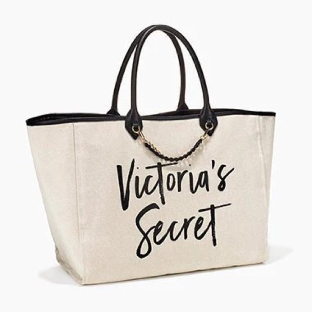 Victoria’s Secret Large Chain Tote Beach Bag